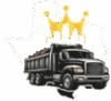 Texas King Haul LLC logo with dump truck and Texas outline representing aggregate supplier and hauling services in Houston TX